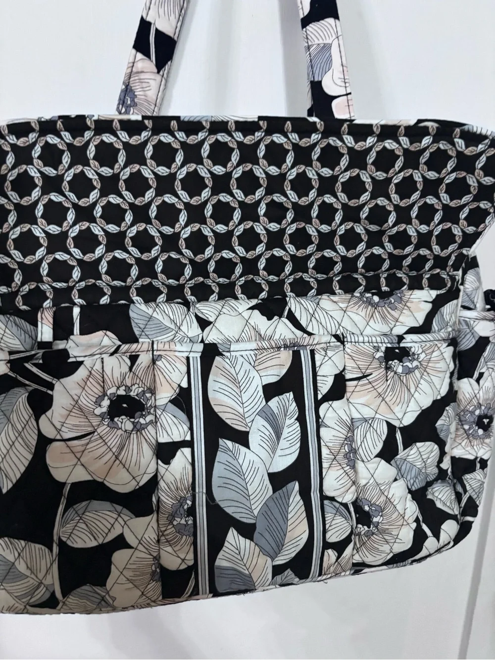 Vera Bradley diaper bag in retired Camellia pattern w/ changing pad